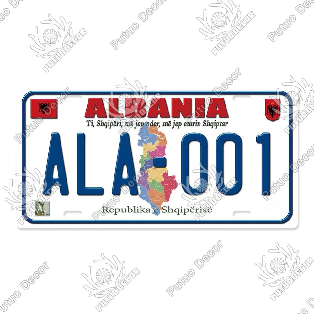 Countries License Plate Metal  - Auto Repair Shop License review and price